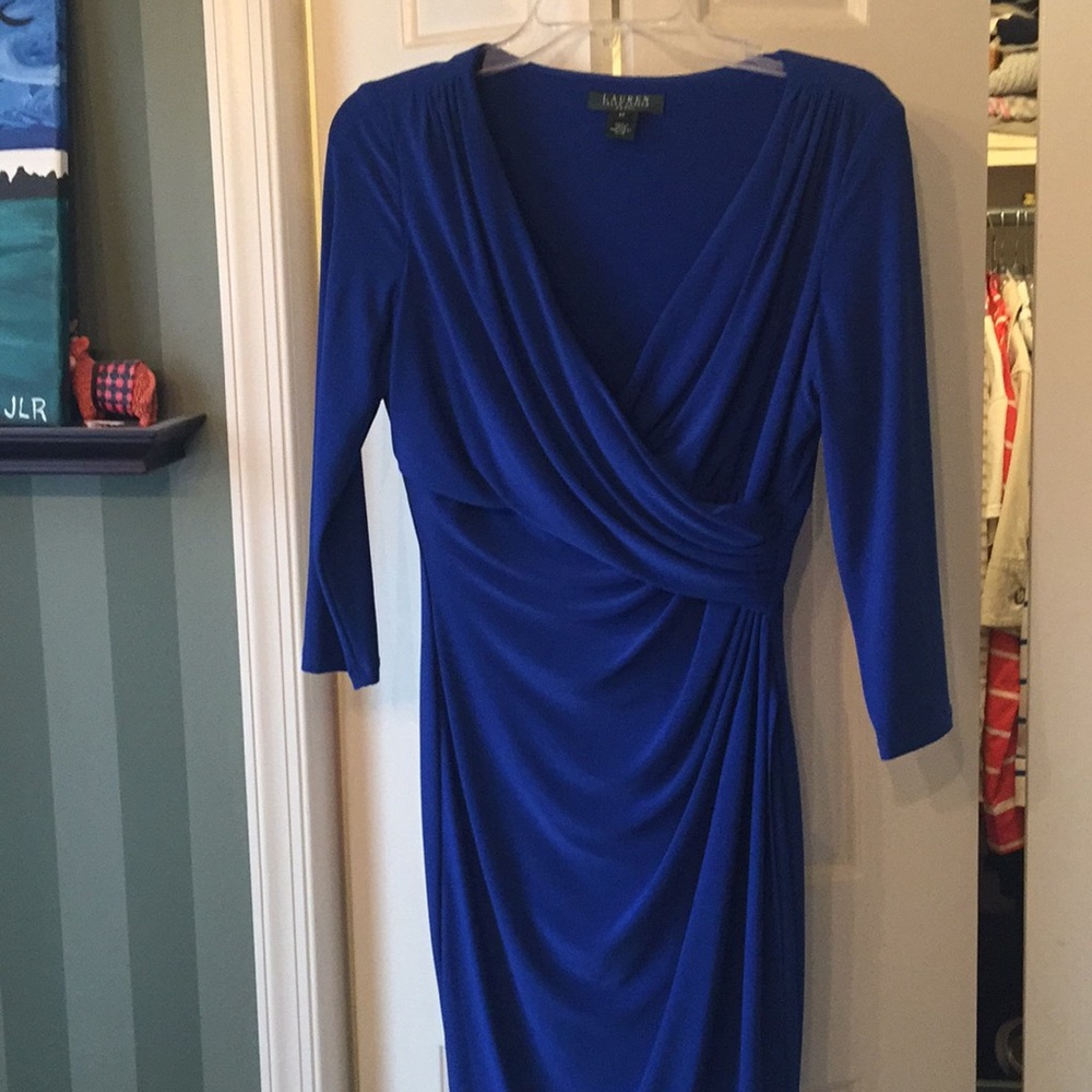Royal blue dress